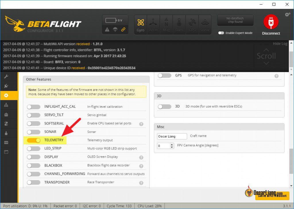 Betaflight configurator